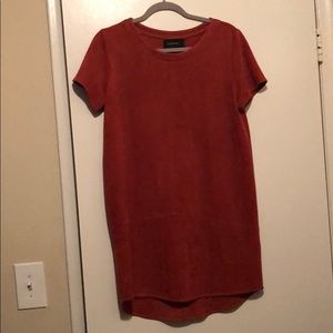 Suede dress